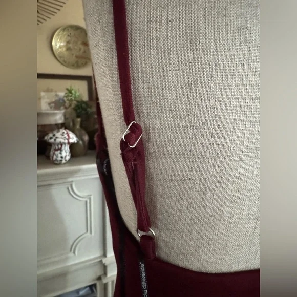 Katie May Yasmin Gown in Wine Bordeaux size S - Picture 9 of 16